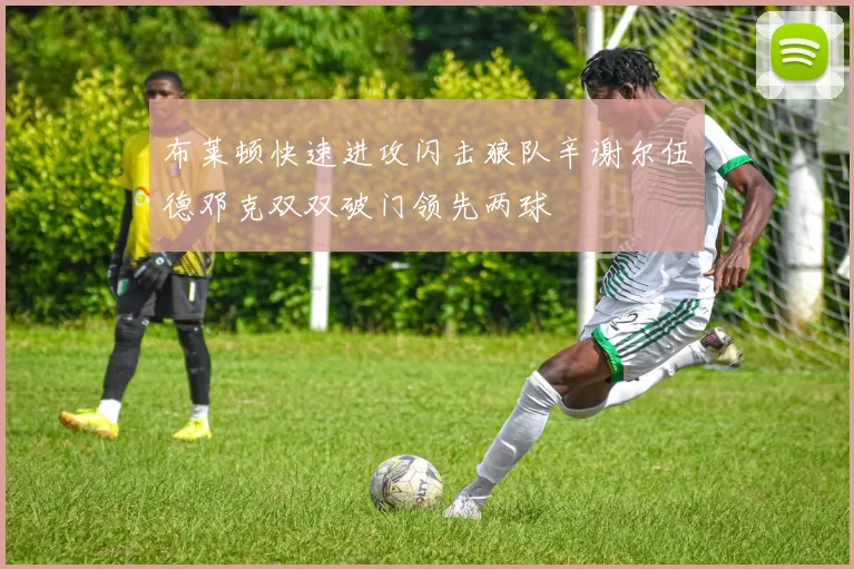 布莱顿快速进攻闪击狼队辛谢尔伍德邓克双双破门领先两球